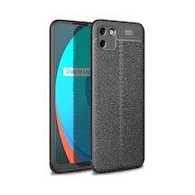 Realme C11 2021 Uyumlu Kılıf Auto Focus Kapak - Siyah