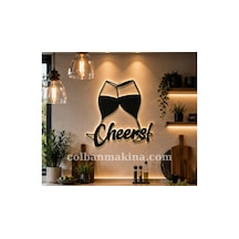 Cheers Kutlamanın Sembolü Metal Duvar Görseli