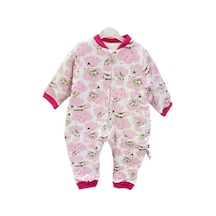 Mini Damla Uyku Tulumu Albimini Kedili Pembe Açık Pembe
