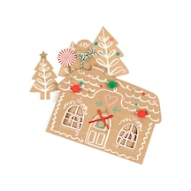 Meri Meri - 3d Tebrik Kartı - Gingerbread