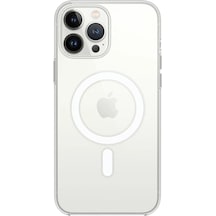 İphone 14 Pro Kılıf Magneticsafe Şeffaf Silikon - Şeffaf