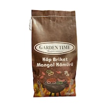 Garden Time Premium Küp Briket Kömür 2kg 4 Adet