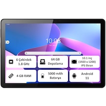 Lenovo Tab M10 ZAAE0012TR T610 4 GB 64 GB 10.1" Tablet