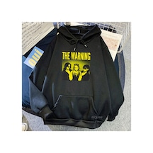 Tarzsokak Siyah Unisex Hip Hop Rock Band Graphic The Warning Heavy Mental Style Sweatshirts Sudaderas Hombre