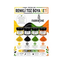 4'lü Set Premium Parafin Soya Wax Toz Mum Boyası Hobi Seti - 5 Cc Sarı, Siyah, Yeşil, Turuncu Bkfab4srsyt5g Karışık