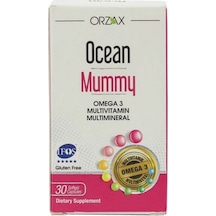 Ocean Mummy Omega 3, Vitamin Ve Mineral İçeren Takviye Edici Gıda 30 Kapsül