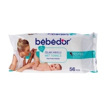 Bebedor 636 Özel Pudra Kokulu Islak Havlu 56'Lı
