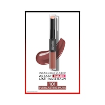 L'Oreal Paris Infaillible 2-Step 24 Saat Kalıcı Likit Ruj & Balm - 101 Everlasting Paris