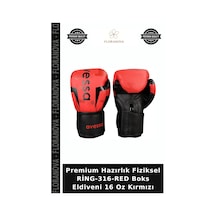 Premium Hazırlık Fiziksel Ring-316-red Boks Eldiveni 16 Oz Kırmızı