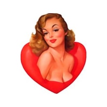 Bay Etiket Pnp28Pinup Kizi Sticker