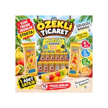 Muz Banana Squish Ultra Lüks Patlamayan İçi Vazalinli Ve Meyve Parçacıklı Süper Kalite Needoh Squish Sarı