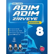 Newton Yayınları 8. Sınıf Matematik Adım Adım Zirveye Soru Bankası Yeni