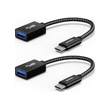 Usb C - Usb Adaptörü 2 Paketi, Usb 3.0 Otg, 10gbps
