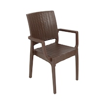 Depootoptan Mandella Elit Rattan Koltuk (6 Adet) Kahverengi