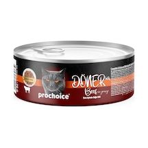 Prochoice Döner Beef, Sos İçinde Sığır Etli Tam & Dengeli Yetişkin Kedi Maması 70 Gr X 12 Adet 103 Ivory