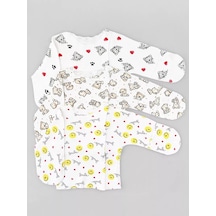 Krasavella Yeni Doğanlar İçin 3'lü Yenidoğan Badi 227874969 Sütlü