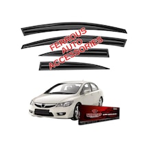 Honda Civic Fd6 Ferrous Cam Rüzgarlığı 4lü Set 2007 2012