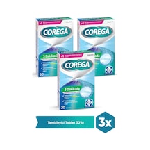 Corega Cleanser Bio Protez Temizleme Tableti 3 x 30'lu