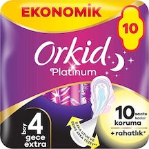 Platinum Gece Ekstra Boy 4 10 Adet Hijyenik Ped