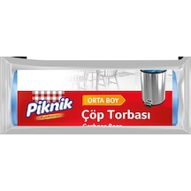 Ernet Çöp Torbası Ekonomik Orta 55x60 Cm 15 Adet 2083