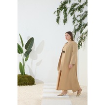 Aker Camel Nakış Detaylı Kimono Camel Camel
