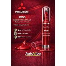 Mitsubishi Rötuş Boya Kalemi - P26 Rally Red Metallic / Rally Kırmızı