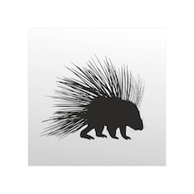 Folyo Sticker Kirpi 70cm Uzunluk Siyah