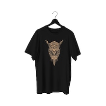 Bluu Owlx Sporcu T-Shirt Bisiklet Yaka (528819259) Siyah
