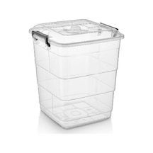 Tetris Kare Saklama Kabı-4 20lt - Br1152 04 Şeffaf