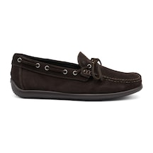 T.moro Oxford Klasik Erkek 14d9 Frau Castoro Casual Suede Boat Lofers Koyu Kahverengi