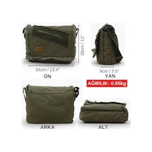 Old Cargo 7136 Günlük Omuz Postacı Kanvas Okul 14 İnch Laptop Çantası 4296