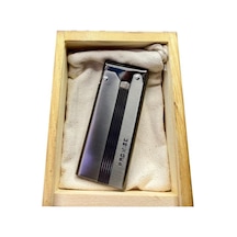 Çelik Depolu Promise Slim Pirinç Çakmak Füme Bronz