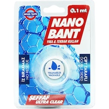 Boss Tape Nano Bant Şeffaf 1 M Yıkanabilir Yeniden Kullanılabilir
