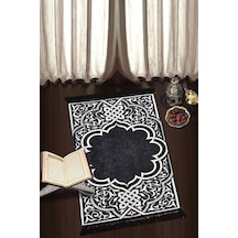 Page Siyah Djt 70X120 Cm Seccade, Namazlık, Yıkanabilir Kaymaz