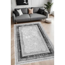 Eliana Home Dijital Baskı Yıkanabilir Kaymaz Taban Salon Halısı Ve Yolluk Rvg0930-fnl162 Gri