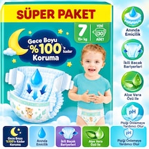 Aktif Bebek Süper Paket Bebek Bezi 7 Beden 30 Adet
