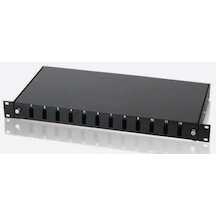 Ontech - Uranıum Ppr12pscdx 12 Port F/o Sc Dx Ral9005 Patch Panel 10f-sb1u12pscdx-rea
