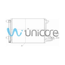 Unıcore Audı A3 2003 . Golf5/6 2005 Klima Radyatörü 1K0820411F/G