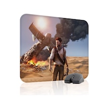 Uncharted Kaymaz Dikişli Kauçuk Oyuncu Mousepad V1 - 48x40 Xl Gaming Mouse Pad Fare Altlığı