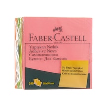 Yapışkan Notluk 50x50mm, Karışık Fosforlu Renkli Mini Küp