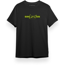 Sin Limites Logo Siyah Kısa Kol Erkek Tshirt 001