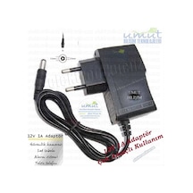 12V 1A Adaptör Ac/Dc Güvenlik Kamerası.Modem.Şerit Led.Uydu Alıcı