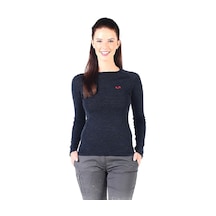 Woolona Alize Uzun Kollu Kadın Sweatshirt - Ant Antrasit