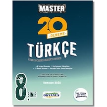 Kitapdeposu-Master Türkçe 20 Deneme 8. Sınıf