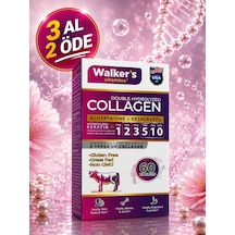 Walker's Vitamins Premium 5 Tip Kolajen Keratin Çinko Bromelain Biotin İçeren Güzellik Saç Cilt Destek Tableti