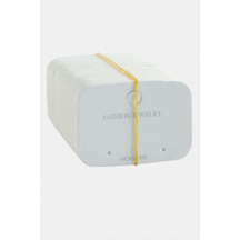 Zenviac456 Oval Lüx Küpe Kartı 100 Adet Zenviac45678