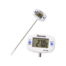 Primex Px-60 Digital Mutfak Termometresi, Yemekler İçin Dijital Termometre, Paslanmaz Çelik Sıcaklık Ölçer
