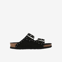 Terlik Kadın G105592 Genuins Honolulu Lead Velour Black siyah
