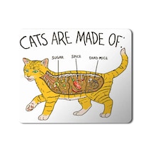 Kedi Anatomi Cat Anatomy Mouse Pad Mousepad