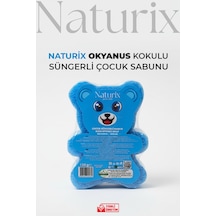 Naturix Ayıcık Şekilli Süngerli Okyanus Ferahlığı Çocuk Sabunu 150 G